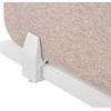 Beliani Rašomojo stalo pertvara WALLY 80 x 40 cm, smėlio spalvos