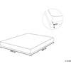 Beliani Medvilninis paklodė 200 x 200 cm smėlio JANBU Lumarko!