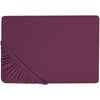 Beliani Medvilninis paklodė 200 x 200 cm bordo JANBU Lumarko!
