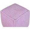 Beliani Puf AS ALIPUR boucle, violetinis