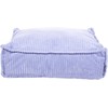 Beliani Puf ALLOZAI Welur Jasnofioletowy 55 cm 55 cm 20 cm