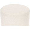 Beliani Pufas MOAB Boucle baltas
