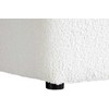Beliani Pufas KANSAS Boucle baltas