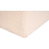Beliani Pufas SINCLAIR, boucle, smėlio spalvos