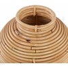 Beliani Wazon dekoracyjny ELATIA Rattan 50 cm Naturalny