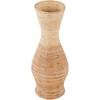 Beliani Wazon dekoracyjny TRINISA Rattan 50 cm Naturalny