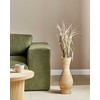 Beliani Wazon dekoracyjny TRINISA Rattan 50 cm Naturalny