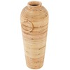 Beliani Wazon dekoracyjny ELATIA Rattan 50 cm Naturalny