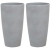 Beliani Rinkinys 2 puodai 31 x 31 x 58 cm kamuoliukas ABDERA