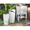 Beliani 2 vazonų rinkinys TSERIA 32 cm Baltas