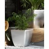Beliani 2 vazų rinkinys ASTRAS 42 cm sidabrinis