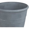 Beliani 2 vazonų rinkinys KATALIMA 43 cm Pilkas