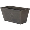 Beliani Rinkinys 2 doniczek 60 x 30 x 30 cm ruda PORIA Lumarko!