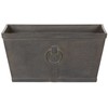 Beliani Rinkinys 2 doniczek 60 x 30 x 30 cm ruda PORIA Lumarko!