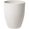 Beliani Rinkinys 2 doniczek CROTON 35 cm Złamana biel