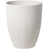 Beliani Rinkinys 2 doniczek CROTON 43 cm Złamana biel