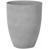 Beliani 2 vazonų rinkinys CROTON 43 cm, pilkas