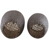 Beliani 2 vazonų rinkinys CEDRUS 37/45 cm rudas technorotangas