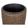 Beliani Rinkinys 2 doniczek CEDRUS Technorattan 37/45 cm Ruda