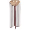 Beliani Rinkinys 2 doniczek na nóżkach FICARIA Metal 22 cm Rožinė