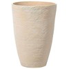 Beliani Rinkinys 2 doniczek CAMIA 43 cm Kremas