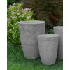 Beliani 2 vazonų rinkinys CAMIA 51 cm pilkas