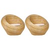 Beliani Rinkinys 2 Sodo foteliai MAIORI Rattan Natural