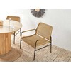 Beliani Rinkinys 2 PRASIMO Technorattan Natural Garden Chairs