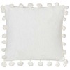 Beliani Rinkinys 2 poduszek dekoracyjnych JASMINE 45 x 45 cm Baltas Jednolity