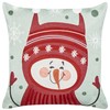 Beliani Rinkinys 2 poduszek dekoracyjnych CUPCAKE Medvilnė 45 x 45 cm Raudona