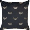 Beliani Rinkinys 2 dekoratyvinės pagalvės YUZURI Velvet 45 x 45 cm Juodas Gyvūnų raštas