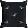 Beliani Rinkinys 2 dekoratyvinės pagalvės TALINUM Velvet 45 x 45 cm Juodas Gyvūnų raštas