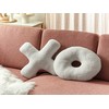 Beliani Rinkinys 2 HESPERIS Boucle Cushions beveik baltos spalvos kietas