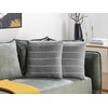 Beliani Rinkinys 2 dekoratyvinės pagalvės MILAS Linas 50 x 50 cm rutulinis dryžuotas