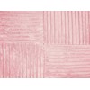 Beliani Rinkinys 2 dekoratyvinės pagalvės MILLET Velvetas 30 x 50 cm Rožinis Geometrinis raštas