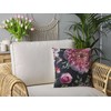 Beliani Rinkinys iš 2 dekoratyvinių pagalvių gėlių 45 x 45 cm daugiasluoksnis HEDERA