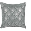 Beliani Rinkinys 2 dekoratyvinės pagalvės HOYA Medvilnė 45 x 45 cm Pjūklas Geometrinis raštas