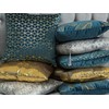 Beliani 2 Velour dekoratyvinių pagalvių rinkinys sąraše 45 x 45 cm mėlyna FREESIA