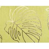 Beliani Lumarko 2 veliūrinės dekoratyvinės pagalvės su lapeliais 45 x 45 cm šviesiai žalios spalvos MONSTERA!