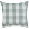 Beliani Rinkinys 2 dekoratyvinės pagalvės TAMNINE 45 x 45 cm Mėtų pažymėta