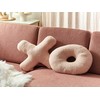 Beliani Rinkinys 2 HESPERIS Boucle Pastelinis dekoratyvinės pagalvės Rose Solid