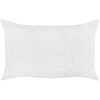 Beliani Rinkinys 2 BANORI lininės dekoratyvinės pagalvės 30 x 50 cm Baltas Solid