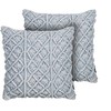 Beliani Rinkinys 2 dekoratyvinės pagalvės GOREME Boucle 45 x 45 cm Pienas Geometrinis raštas