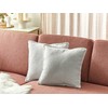 Beliani Rinkinys 2 SENECIA Boucle pagalvėlės 45 x 45 cm beveik baltos kietos