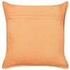 Beliani Rinkinys 2 dekoratyvinės pagalvės HOYA Medvilnė 45 x 45 cm Oranžinė Geometrinis raštas
