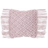 Beliani 2 dekoratyvinių pagalvių rinkinys makro 40 x 40 cm rožinė YANIKLAR