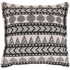 Beliani 2 dekoratyvinių pagalvių rinkinys 45 x 45 cm smėlio spalvos su juoda HENTEPE