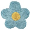 Beliani Rinkinys 2 dekoratyvinės pagalvės SORREL Medvilnė 30 x 30 cm Mėlyna Flower