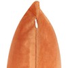 Shumee Beliani Rinkinys 2 dekoratyvinės pagalvės CEROPEGIA Velvet 45 x 45 cm Oranžinė Geometrinis raštas