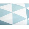 Beliani 2 sodo pagalvių rinkinys TRIFOS Geometrinis raštas 40 x 70 cm Mėlynas